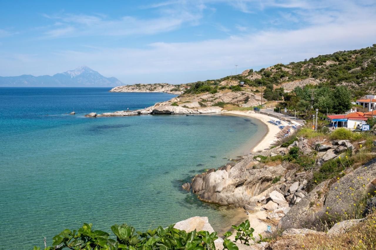 Athos View - Golden Fig Sykia Lodge Paralia Sikias Экстерьер фото